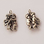 Gemini stjärntecken Charm Silver Metal N°01