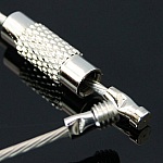 1 halsband styv kabeldragna tråd hav grönt skruvlås N°01