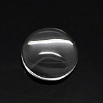 5 Cabochons Round 12 mm i transparent glas N°03