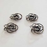 18 mm silver spiral pärla N°01