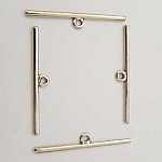 Stång för silver metalllås N°06