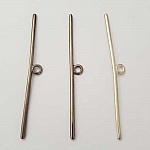 Stång för silver metalllås N°21 set med 3 st.