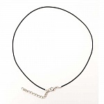 1 halsband 48 cm rund pvc 1.5 mm med karbinlås