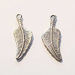 Breloque Plume N°10 Argent