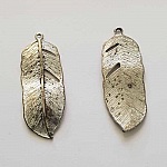 Breloque Plume N°12 Argent