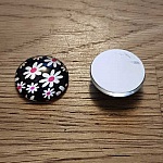 cabochon rond en verre 20mm divers 033