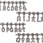 Breloque Alphabet 03 Lettre B et Strass