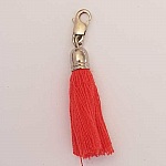 Pompon Mousqueton 45 mm Rouge