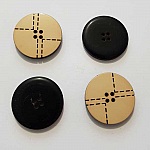 Bouton Rond 23 mm Beige N°003