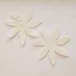 Jolie petite fleur en Feutrine 80 mm N°10-01 x 2 pièces