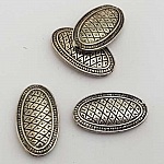 Perle divers en métal argenté 021 argent