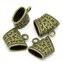 10 Scarf loops N°28 Brons