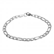 Armband N°02 i 304 rostfritt stål, 21 cm