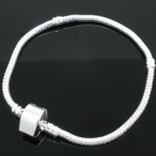 Europeiskt armband med ormkedja 3 mm magnetiserat från 17 till 23 cm