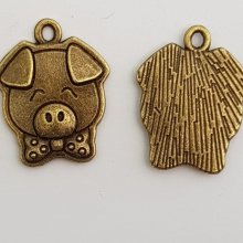 Charm för gris N°02 X 1 stycke