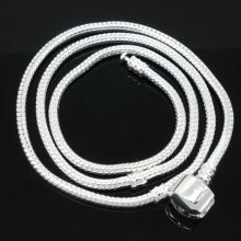 Halsband 50cm Silver N°01