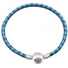 Europeiskt flätat armband Clip 01 21cm