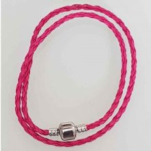 Europeiskt 2-svängigt flätad armband Clip Uni 04 20cm