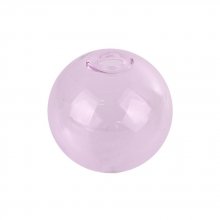 1 x 20mm rund glaskula rosa att fylla