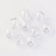 Glaskulor runda 08mm 1 stycke att fylla
