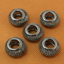 Bead Gunmetal set med 4 stycken