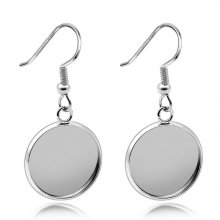 20 hållare för örhängen 12 mm N°06 Silver