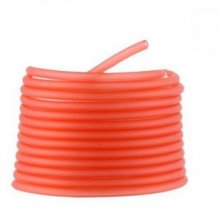1 meter Pvc-hålig sladd 3 mm ljusröd