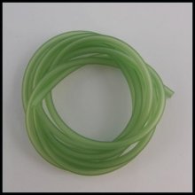 1 meter Pvc-hålig sladd 3 mm ljusgrön