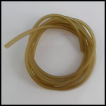 1 meter Pvc-hålig sladd 3 mm olivgrön