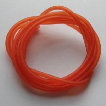 1 meter Pvc-hålig sladd 5 mm orange