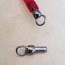 Metallpistolspänne för ihålig PVC-sladd 5 mm