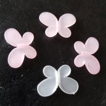 20 Lucite fjärilar små sorterade