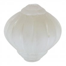 Pearl Lucite Lampion Shape Striated Crystal