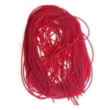 1 meter 1,5 mm PVC-tråd Röd.