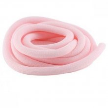 40 cm klätterrep runt 10 mm rosa glitter