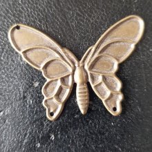 Brons fjäril filigran stämpel N°07