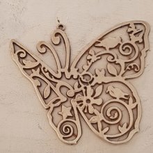 Fjäril charm N°13 Mat