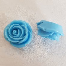 Syntetisk blomma N°03-15 himmelsblå