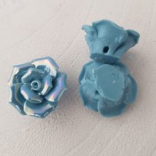 Blomma 20 mm N°02-07 Turkosblå