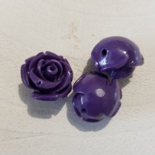 Syntetisk blomma 13 mm N°03-26 lila