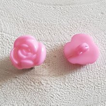 Knapp fantasi, barn, bebisar Blomsmönster N°01-11 Rosa
