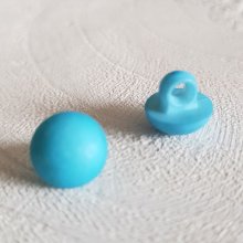 Fantasiknappar för barn och spädbarn Halvbollsmönster N°04-01 Blå