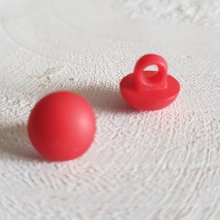 Fantasiknappar för barn och spädbarn Demi Boule mönster N°04-03 Röd