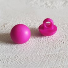 Fantasiknappar för barn och spädbarn Demi Boule mönster N°04-04 Fushia