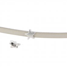 5 mm Zamakgenomföring N°07 Silver