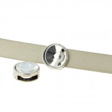 10 mm Zamakgenomföring N°09 Silver