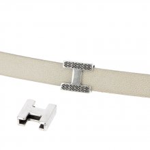 10 mm Zamak Passage N°17 Silver