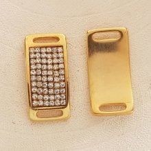 10 mm Zamakgenomföring N°56 Guld