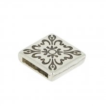 13 mm Zamakgenomföring N°05 Silver