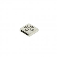 13 mm Zamakgenomföring N°25 Silver